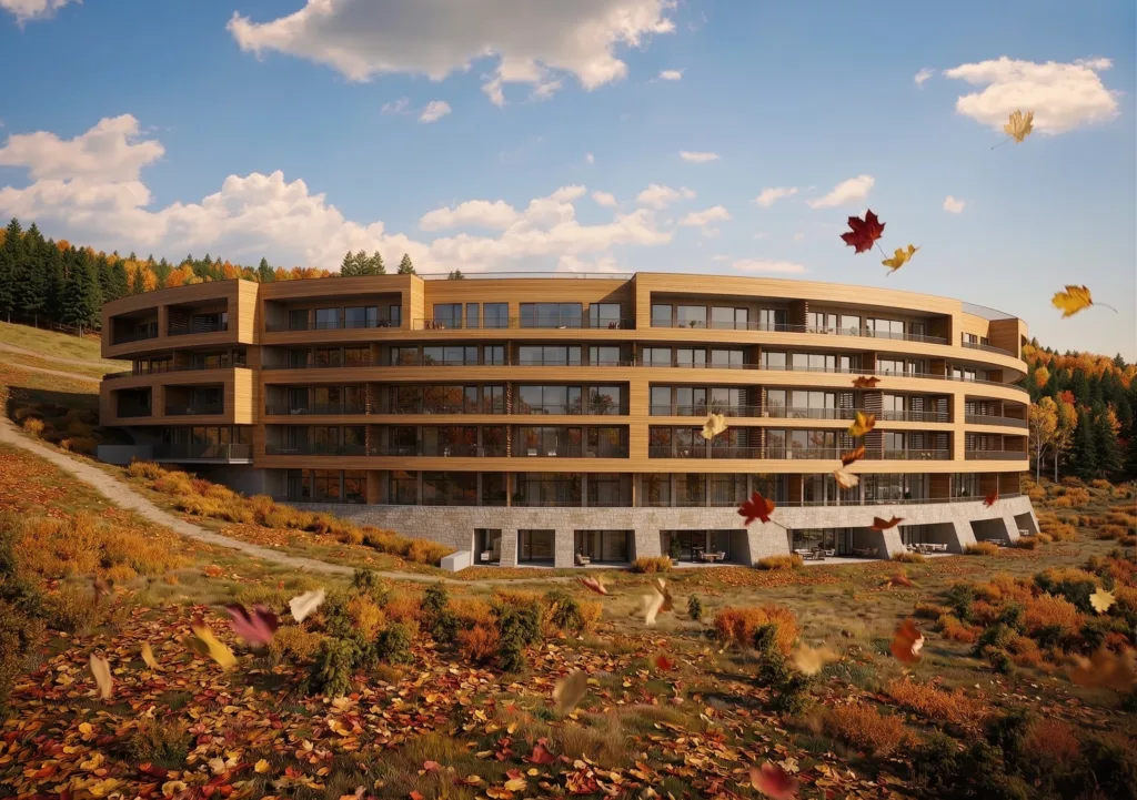 Ullådalsstugan i höstmiljö